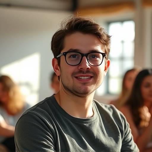 Una persona che partecipa a un workshop di sviluppo personale